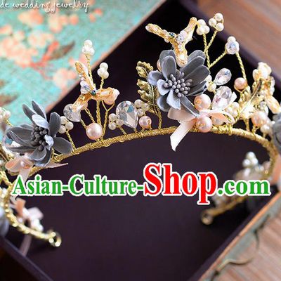 Traditional Jewelry Accessories, Palace Princess Bride Royal Crown, Engagement Royal Crown, Wedding Hair Accessories, Baroco Style Crystal Headwear for Women