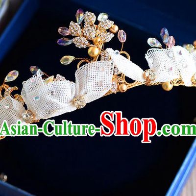 Traditional Jewelry Accessories, Palace Queen Bride Royal Crown, Engagement Retro Royal Crown, Wedding Hair Accessories, Baroco Style Crystal Headwear for Women