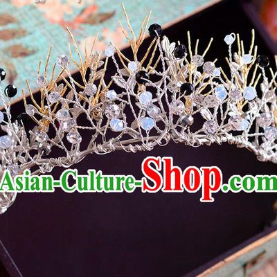 Traditional Jewelry Accessories, Palace Princess Bride Royal Crown, Engagement Royal Crown, Wedding Hair Accessories, Baroco Style Crystal Headwear for Women