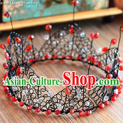 Traditional Jewelry Accessories, Palace Princess Bride Royal Crown, Engagement Retro Royal Crown, Wedding Hair Accessories, Baroco Style Headwear for Women