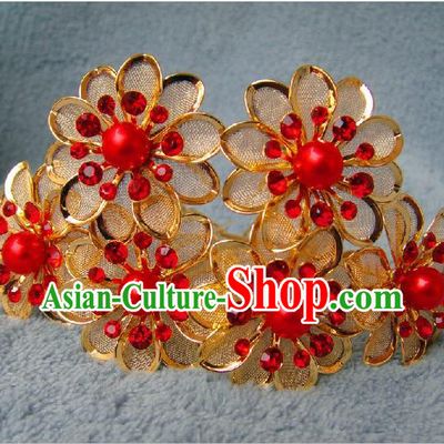 Chinese Ancient Style Hair Jewelry Accessories, Tang Dynasty Princess Hairpins, Hanfu Xiuhe Suits Wedding Bride Headwear, Headdress, Imperial Empress Handmade Hair Fascinators for Women