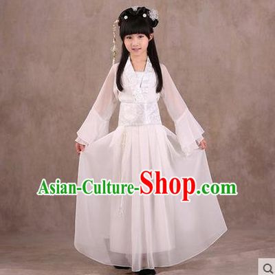 Ancient Chinese Palace Costumes Complete Set, Traditional Han Dynasty Ancient Palace Children Clothing, Cosplay Hanfu Fairy Princess Dress Suits for Kids