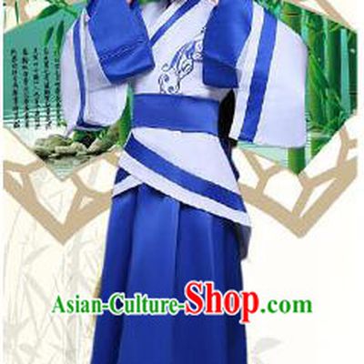 Ancient Chinese Palace Costumes Complete Set, Traditional Han Dynasty Ancient Palace Curving Children Clothing, Cosplay Hanfu Fairy Princess Dress Suits for Kids