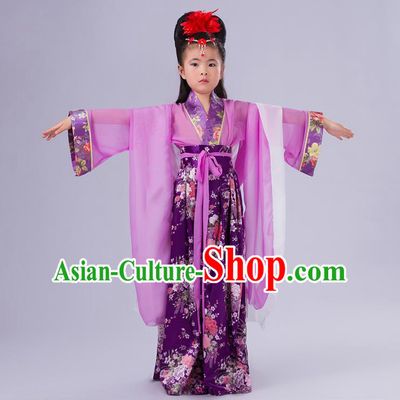 Ancient Chinese Palace Costumes Complete Set, Traditional Han Dynasty Ancient Palace Ru Skirt, Children Clothing, Cosplay Tang Dynasty Fairy Princess Dress Suits for Kids
