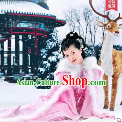 Ancient Chinese Palace Empress Costumes Complete Set, Tang Dynasty Ancient Palace Poncho, Cosplay Imperial Fairy Princess Cloak for Women