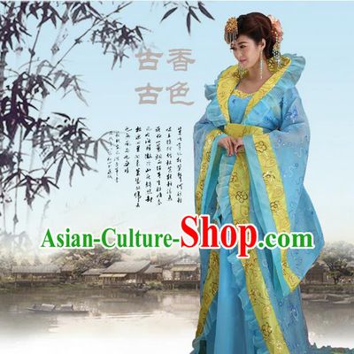 Ancient Chinese Palace Empress Costumes Complete Set, Tang Dynasty Ancient Palace Dance Clothing, Cosplay Fairy Imperial Consort Dress Suits For Women