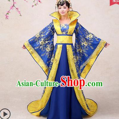Ancient Chinese Palace Empress Costumes Complete Set, Tang Dynasty Ancient Palace Dance Clothing, Cosplay Fairy Imperial Consort Dress Suits For Women