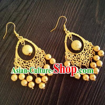 Chinese Wedding Jewelry Accessories, Traditional Xiuhe Suits Wedding Bride Earrings, Ancient Chinese Earrings