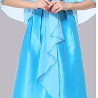 Chinese Classic Stage Performance Chorus Singing Group Dance Costumes, Chorus Competition Costume, Compere Costumes for Women