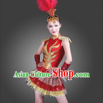 High-quality Dancewear Costumes for Jazz, Tap, Lyrical, Hip Hop and Ballet, Folk Dance Costume, Jazz Dancing Cloth for Kids