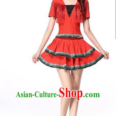 High-quality Dancewear Costumes for Jazz and Ballet, Cheerleading Uniforms, Modern Dancing Cloth for Women