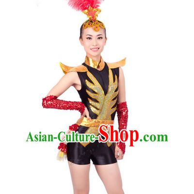 High-quality Dancewear Costumes for Jazz, Tap, Lyrical, Hip Hop and Ballet, Modern Dance Costume, Jazz Dancing Cloth for Women