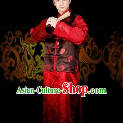 Chinese Wedding Dress Groom Full Attire Traditional Costumes Ancient Men Dress Complete Set
