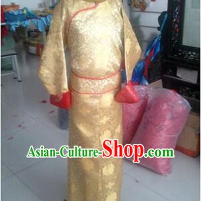 Children Qing Dynasty Dress Official Costumes Boy Stage Clothes Kid Show Chinese Traditional Clothes Ancient Dress