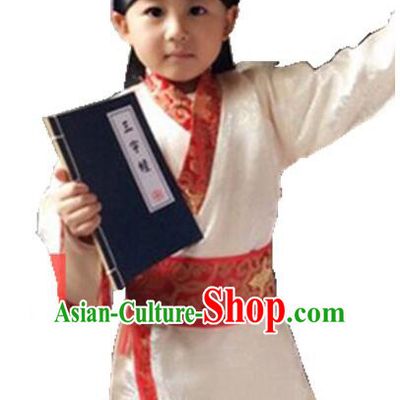 Chinese Traditional Dress for Boy Kid Children Clothes Ancient Chinese Costume Stage Show
