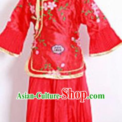 Traditional Chinese Acient Qang Dynasty Costume, Women Republic of China Costume, Late Qing Dynasty Dress for Women