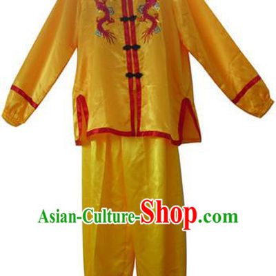 Traditional Chinese Dragon Dance Costume, Folk Lion Dance Costume For Men