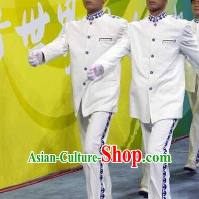 Chinese Athletic Meeting Costume, China Sports Meet Opening Dance Costume for Women