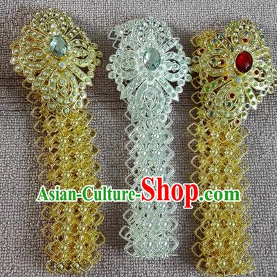Traditional Asian Thai Jewelry Accessories, Traditional Thai Belts, Scales Gold Dancing Belts for Women