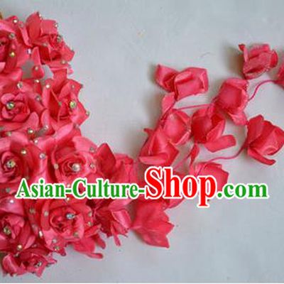 Traditional Asian Thai Jewelry Hair Accessories, Traditional Thai Headwear Plumeria Flowers Hairpins for Women