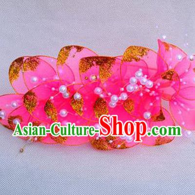 Traditional Asian Thai Jewelry Hair Accessories, Traditional Thai Headwear Plumeria Flowers Hairpins for Women