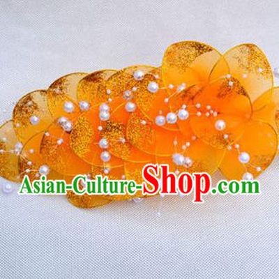 Traditional Asian Thai Jewelry Hair Accessories, Traditional Thai Headwear Plumeria Flowers Hairpins for Women