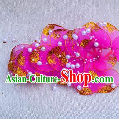 Traditional Asian Thai Jewelry Hair Accessories, Traditional Thai Headwear Plumeria Flowers Hairpins for Women