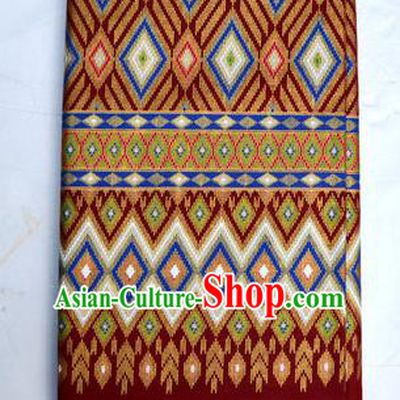 Traditional Asian Thai Sarees and Dress Gilded Material, Thai Gilded Clothes and Fabrics for Women