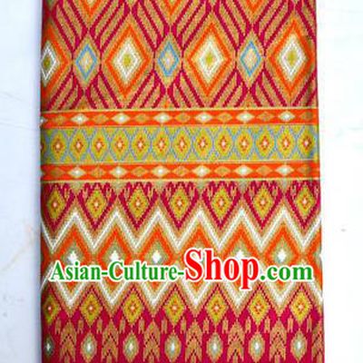 Traditional Asian Thai Sarees and Dress Gilded Material, Thai Gilded Clothes and Fabrics for Women