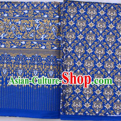 Traditional Asian Thai Sarees and Dress Gilded Material, Thai Gilded Clothes and Fabrics for Women