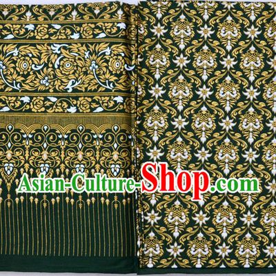 Traditional Asian Thai Sarees and Dress Gilded Material, Thai Gilded Clothes and Fabrics for Women