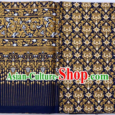 Traditional Asian Thai Sarees and Dress Gilded Material, Thai Gilded Clothes and Fabrics for Women