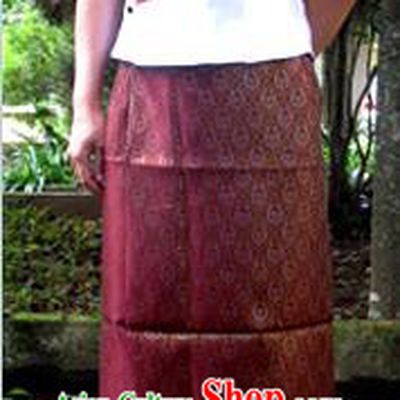 Traditional Asian Thai Dance Costume Complete Set, Chinese Dai Nationality Clothing for Women
