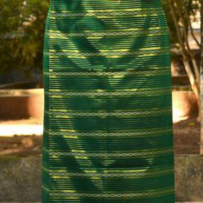 Traditional Asian Thai Costume Complete Set, Thai Waitress High Grade Silk Fabrics Shawl Suit for Women