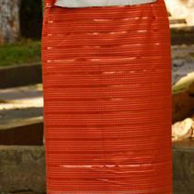 Traditional Asian Thai Costume Complete Set, Thai Waitress High Grade Silk Fabrics Suit for Women