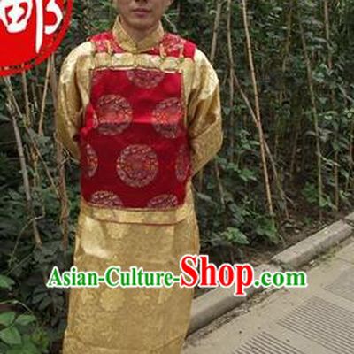 Ancient Clothes For Men Emperor Dress Groom Chinese Traditional Costume Qing Dynasty