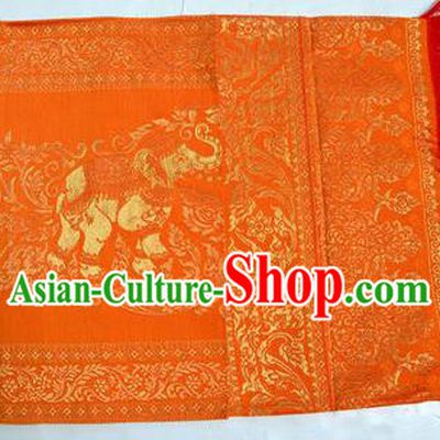 Traditional Asian Thai Palace decoration Ornaments Silk Table Cloth, Thai High Grade Silk Table Flag Table Cover