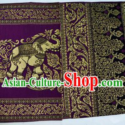 Traditional Asian Thai Palace decoration Ornaments Silk Table Cloth, Thai High Grade Silk Table Flag Table Cover