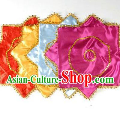 Traditional Chinese Dance Folk Dance Stage Props Handkerchief Er Ren Zhuan Props Large Handkerchief Anise Towel