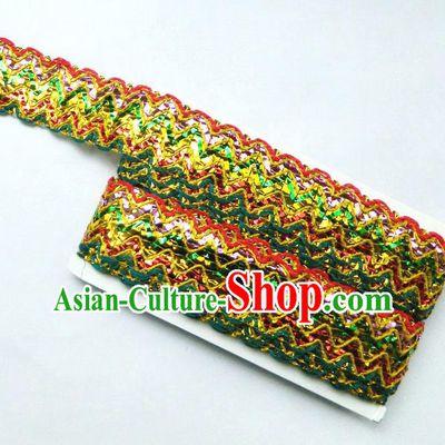 Traditional Chinese Handmade Folk Dance Clothing Ingredients Patch Diy Cloth Accessories Stage Props Umbrellas Yangge Dance Patch