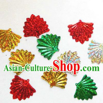 Traditional Chinese Handmade Folk Dance Clothing Ingredients Patch Cloth Accessories Stage Props Umbrellas Yangge Dance Patch