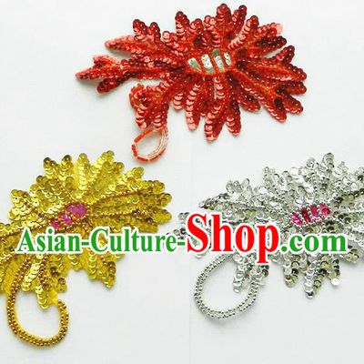 Traditional Chinese Handmade Folk Dance Clothing Ingredients Patch Diy Cloth Accessories Stage Props Umbrellas Yangge Dance Patch