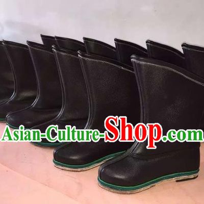 Traditional Chinese Minority Mongol Nationality Ethnic Minorities Mongolian Cowhide Boots Mongolian Jockey Boots Tanks Boots