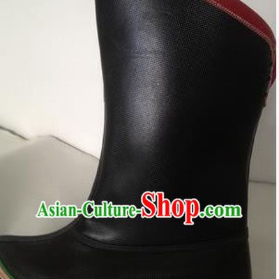 Traditional Chinese Minority Mongol Nationality Ethnic Minorities Mongolian Cowhide Boots Mongolian Knee Boots Jockey Boots Tanks Boots