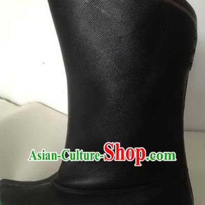 Traditional Chinese Minority Mongol Nationality Ethnic Minorities Mongolian Cowhide Boots Mongolian Knee Boots Jockey Boots Tanks Boots for Men