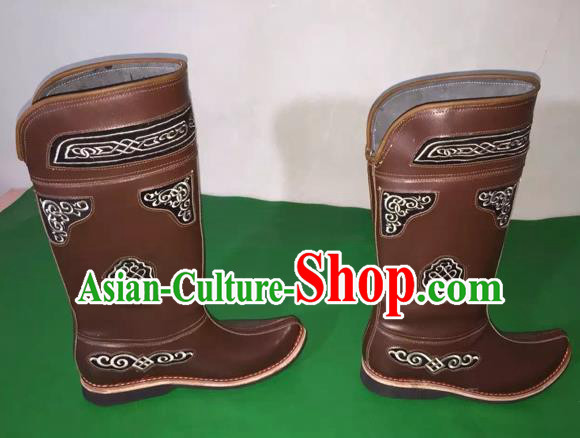 Traditional Chinese Minority Mongol Nationality Ethnic Minorities Mongolian Boots Mongolian Jockey Boots Tanks Boots