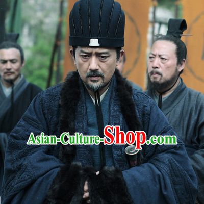Chinese Ancient Stage Performance Prime Minister Hat Headdress