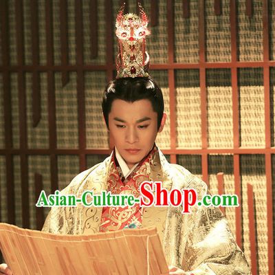 Chinese Ancient Stage Performance Prince Hat Headdress