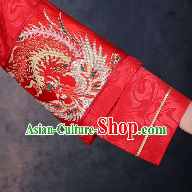 Ancient Chinese Costume Xiuhe Suits Chinese Style Wedding Dress Red Ancient Women Longfeng Dragon And Phoenix Flown Bride Toast Cheongsam Ancient Chinese Costume Xiuhe Suits Chinese Style Wedding Dress Red Ancient Women Longfeng Dragon And Phoenix Flown Bride Toast Cheongsam