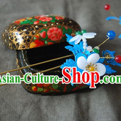 Chinese Ancient Style Imperial Queen Hair Jewelry Accessories, Hairpins, Headwear, Headdress, Hair Fascinators Set for Women